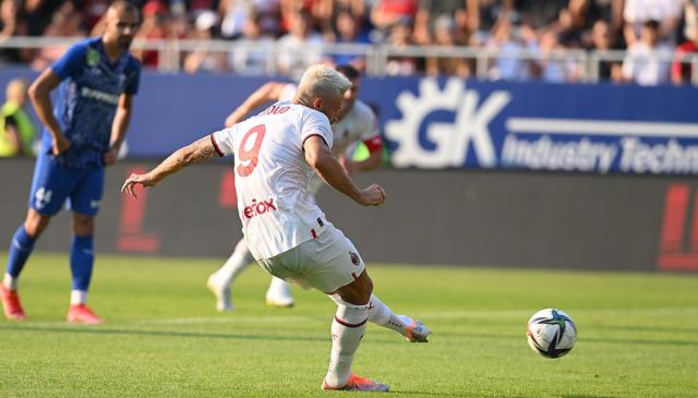 【热身】30分钟丢3球 AC米兰2比3负于匈牙利球会